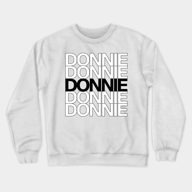 Donnie - stacked Crewneck Sweatshirt by CreativeKristen